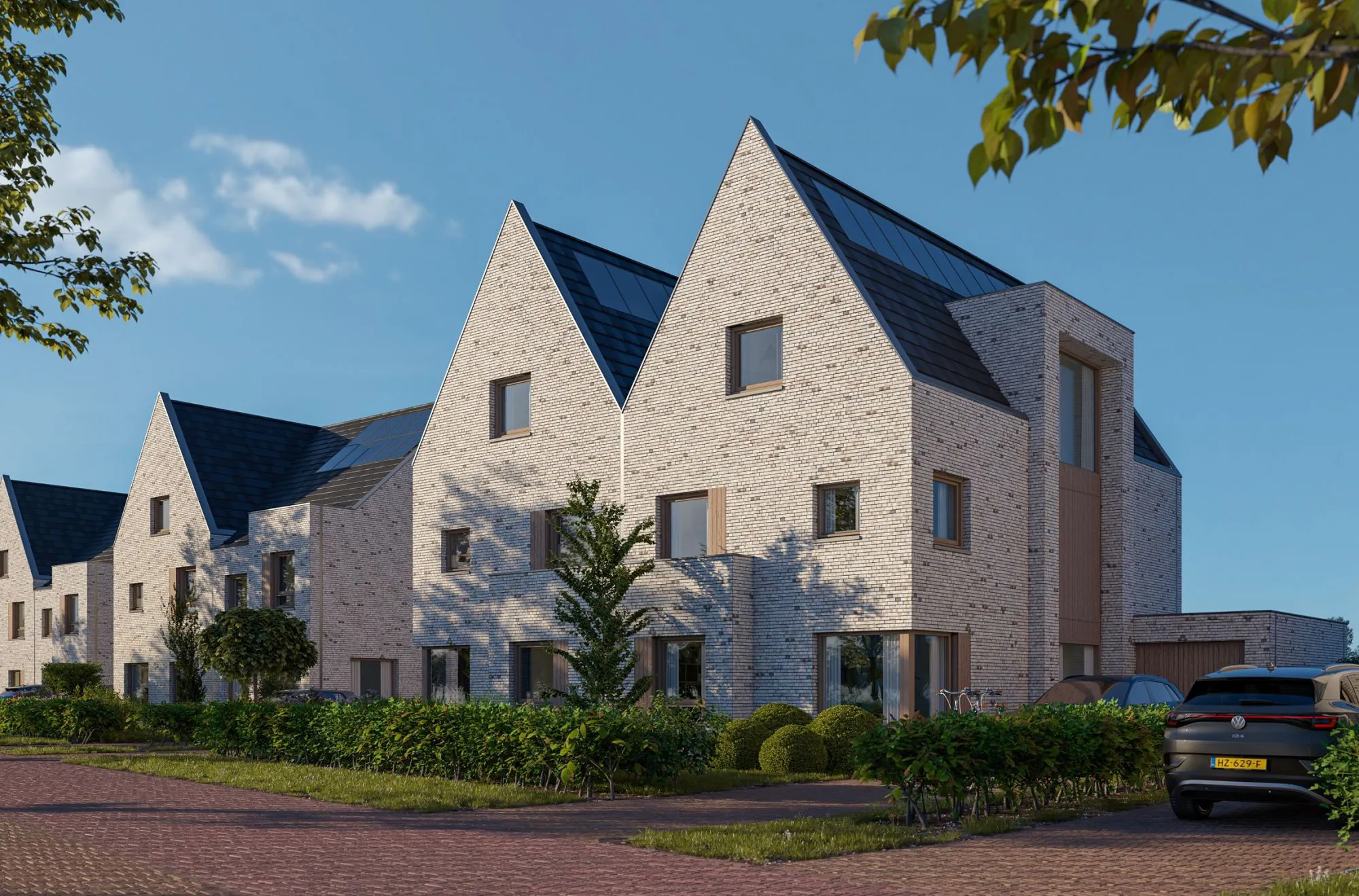 Start verkoop 9 woningen De Rietsingel te Eelderwolde